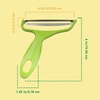 image:imageY Shape 3in1 Serrated Straight Julienne Swiveled MultiBlade Peeler  Green  1 PeelerJumbo Peeler  Blue