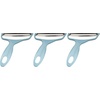 image:imageY Shape 3in1 Serrated Straight Julienne Swiveled MultiBlade Peeler  Green  1 PeelerJumbo Peeler  Blue