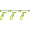 image:imageY Shape 3in1 Serrated Straight Julienne Swiveled MultiBlade Peeler  Green  1 PeelerJumbo Peeler  Green
