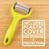 image:imageY Shape 3in1 Serrated Straight Julienne Swiveled MultiBlade Peeler  Green  1 PeelerMultiBlade Peeler  Green