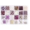 image:imageBambooMN JubileeYarn Bead Kit  Assortment 228 Shades of Blue  1300pcsShades of Purple  Assortment 226