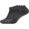 image:imageBambooMN Men and Womens Rayon from Bamboo Low Cut Ankle Socks for Sports Work and Everyday Wear  4 Pairs  Unisex Sizing03 Charcoal