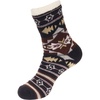 image:imageBambooMN Mens Cabin Double Layer Thick Soft Warm Fuzzy Comfy Home Socks 1 PairStyle 05