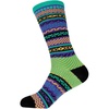 image:imageBambooMN Mens Colorful Patterned Socks  Long Over The Calf Stylish Cotton Dress SocksColor 3