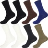 image:imageBambooMN Mens Rayon from Bamboo Fiber Moisture Wicking Classic Casual Dress SocksAssortment 91