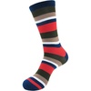 image:imageBambooMN Mens Rayon from Bamboo Fiber Stripe Socks Two SizesColor 1