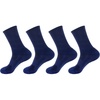 image:imageBambooMN Mens Rayon from Bamboo Fiber Ultra Breathable Wicking Supported Toe and Heel Crew SocksNavy