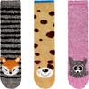 image:imageBambooMN Super Soft Warm Cute Animal Face NonSlip Fuzzy Crew Winter Home Socks Value PackAssortment 02