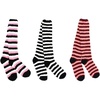 image:imageBambooMN Super Soft Warm Microfiber Fuzzy Knee High Polka Dots Socks  3 Pair6 Pair  Value PackAssortment 9