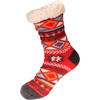 image:imageBambooMN Womens Classic Thick Winter Fleeced Thermal Cabin Crew Slipper Socks 1 Pair06 Design