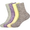 image:imageBambooMN Womens Fuzzy Warm Feather Soft Socks  Value Packs4b