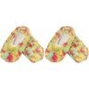 image:imageBambooMN Womens Heart amp Stripe Patterned NonSlip Lined Travel Home Slippers  2 Pairs02 Hyper Fuse