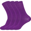 image:imageBambooMN Womens Rayon from Bamboo Fiber Socks  Moisture Wicking Classic Casual Dress SocksPurple