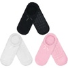 Pink  Black  & White (3 Pairs)