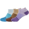 image:imageBambooMN Womens Super Soft Aloe Infused Fuzzy Nylon Spa Socks  Size 912  Assortment D  3 PairsAsst F