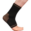 image:imageCopper D Black Bamboo Rayon Compression Ankle Sleeve S M Copper Black 1 PrBlack Copper