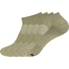 image:imageMens Rayon from Bamboo Fiber Colored Sports Superior Wicking Athletic Ankle Socks  4 Pair Value PackOlive Green