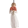 image:imageWillow Tree Surrounded by Love Ornament Sculpted HandPainted Figure  Celebrating Friendship and Sentiment Cast from a Susan Lordi Original Carving Cast Resin Keepsake Ready to HangNatural