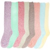 image:imageWomens Fuzzy Feather Soft Cozy Knee High SocksAssortment 8a