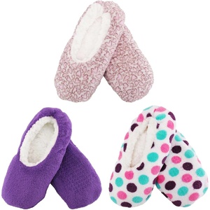 image:imageBambooMN Adult Soft Warm Cozy Fuzzy Indoor NonSlip Lined SlippersAssortment 14