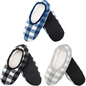 image:imageBambooMN Adult Soft Warm Cozy Fuzzy Indoor NonSlip Lined SlippersAssortment 17