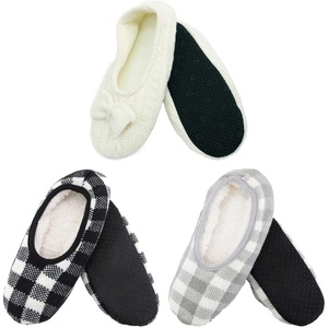 image:imageBambooMN Adult Soft Warm Cozy Fuzzy Indoor NonSlip Lined SlippersAssortment 23