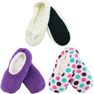 image:imageBambooMN Adult Soft Warm Cozy Fuzzy Indoor NonSlip Lined SlippersAssortment 6