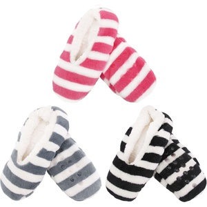 image:imageBambooMN Adult Soft Warm Cozy Fuzzy Indoor NonSlip Lined SlippersAssortment N03