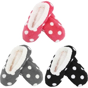 image:imageBambooMN Adult Soft Warm Cozy Fuzzy Indoor NonSlip Lined SlippersAssortment N05
