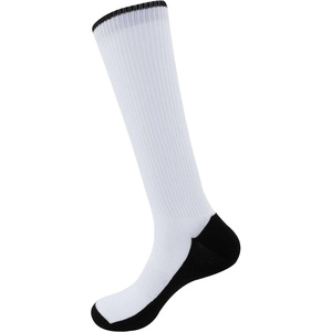 image:imageBambooMN Blank Sublimation Socks  Performance Crew Socks  12 PairsBlack Sole  Knee High
