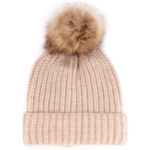 image:imageBambooMN Cozy Winter Christmas Theme Hat09 Beige Beanie