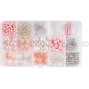 image:imageBambooMN JubileeYarn Bead Kit  Assortment 208 Orange Chrome Heart  600pcsPageant Pink  Assortment 221