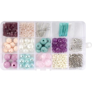 image:imageBambooMN JubileeYarn Bead Kit  Assortment 208 Orange Chrome Heart  600pcsPastelle Daydream  Assortment 203