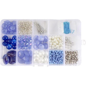 image:imageBambooMN JubileeYarn Bead Kit  Assortment 211 Cosmic Black  600pcsBlue Pearl  Assortment 204