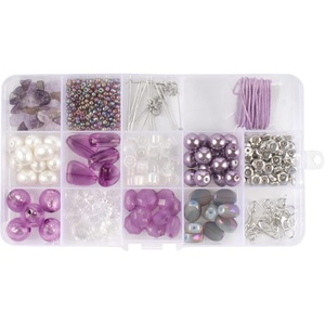 image:imageBambooMN JubileeYarn Bead Kit  Assortment 211 Cosmic Black  600pcsPurple Stone  Assortment 222