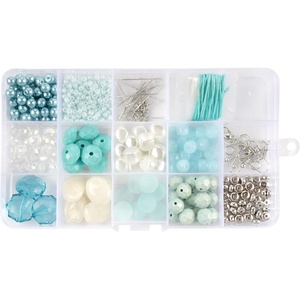 image:imageBambooMN JubileeYarn Bead Kit  Assortment 211 Cosmic Black  600pcsTurquoise Crystal  Assortment 201