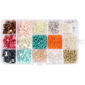 image:imageBambooMN JubileeYarn Bead Kit  Assortment 218 Crystal Glass Beads and Alloy Accessories  600pcsAssortment 217