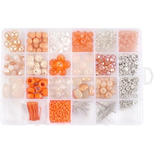 image:imageBambooMN JubileeYarn Bead Kit  Assortment 228 Shades of Blue  1300pcsShades of Orange  Assortment 227