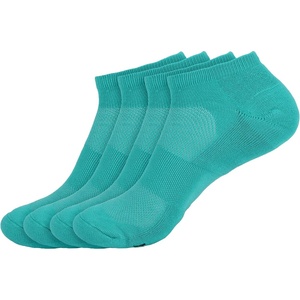 image:imageBambooMN Men and Womens Rayon from Bamboo Low Cut Ankle Socks for Sports Work and Everyday Wear  4 Pairs  Unisex Sizing18 Ocean