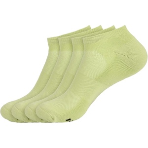 image:imageBambooMN Men and Womens Rayon from Bamboo Low Cut Ankle Socks for Sports Work and Everyday Wear  4 Pairs  Unisex Sizing19 Limeade