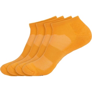 image:imageBambooMN Men and Womens Rayon from Bamboo Low Cut Ankle Socks for Sports Work and Everyday Wear  4 Pairs  Unisex Sizing20 Creamsicle
