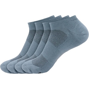 image:imageBambooMN Men and Womens Rayon from Bamboo Low Cut Ankle Socks for Sports Work and Everyday Wear  4 Pairs  Unisex Sizing26 Bachelor Blue