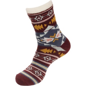 image:imageBambooMN Mens Cabin Double Layer Thick Soft Warm Fuzzy Comfy Home Socks 1 PairStyle 06