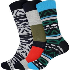 image:imageBambooMN Mens Cotton Colorful Design Fashion Novelty Dress Socks  Variety of Unique Styles and Colors3a
