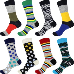 image:imageBambooMN Mens Cotton Colorful Design Fashion Novelty Dress Socks  Variety of Unique Styles and Colors8a