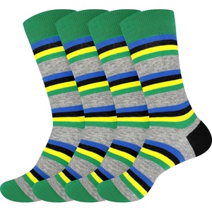 image:imageBambooMN Mens Cotton Colorful Design Fashion Novelty Dress Socks  Variety of Unique Styles and ColorsColor 3