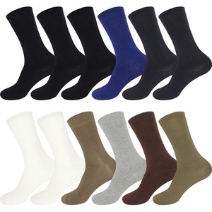 image:imageBambooMN Mens Rayon from Bamboo Fiber Moisture Wicking Classic Casual Dress Socks12 Pair Assortment