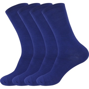 image:imageBambooMN Mens Rayon from Bamboo Fiber Moisture Wicking Classic Casual Dress SocksNavy 2