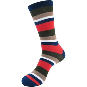 image:imageBambooMN Mens Rayon from Bamboo Fiber Stripe Socks Two SizesColor 1