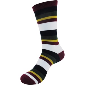 image:imageBambooMN Mens Rayon from Bamboo Fiber Stripe Socks Two SizesColor 3